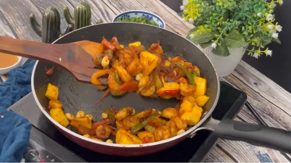 Spicy Mango Shrimp Stir Fry Recipe